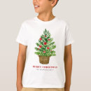 Suche nach weihnachtsbaum tshirts Aquarell