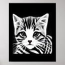 Suche nach schwarzes kätzchen poster Weiß