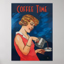 Suche nach vintage coffee poster Stil