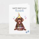 Suche nach schokoladen labrador karten Aquarell