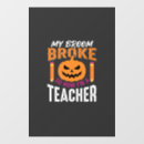 Suche nach zerbrochenes fensteraufkleber Halloweengeschenke