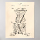 Suche nach corset poster Vintag