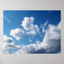 Suche nach blauer himmel und weiße wolken poster Natur