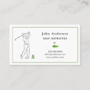 Suche nach golfclubs visitenkarten Golfer