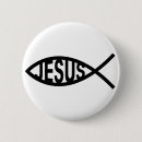 Suche nach jesus fische buttons Christentum