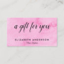 Suche nach geschenkgutschein visitenkarten Rosa