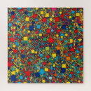 Suche nach geometrische formen puzzle Bunt