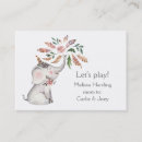 Suche nach niedlicher elefant visitenkarten Für sie