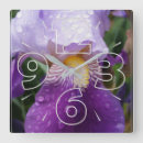 Suche nach iris wanduhren Blume