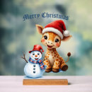 Suche nach niedliche giraffe poster Santa claus