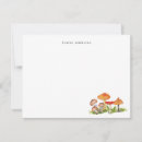 Suche nach pilz kleine grußkarten Aquarell