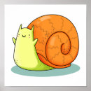 Suche nach snail poster Niedliche schnecke