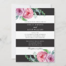 Suche nach rosa schwarze hochzeit einladungen Schwarz und weiß
