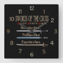 Suche nach schwerter wanduhren Fantasie