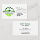 Suche nach grünes gras visitenkarten Gartenarbeit