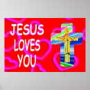 Suche nach jesus kreuz poster Herz