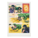 Suche nach eidechsen poster Comic