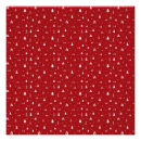 Suche nach weiße schneeflocken poster Rot