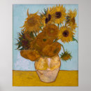 Suche nach vase mit zwölf sonnenblumen poster Van gogh