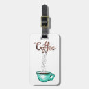 Suche nach kaffee gepäckanhänger Typografie