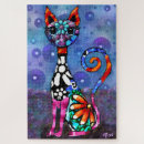Suche nach augen puzzle Katze