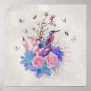 Suche nach rosa blüten auf baum poster Druck