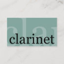 Suche nach clarinet visitenkarten Klarinette