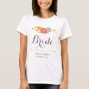Suche nach romantische blumen tshirts Bride