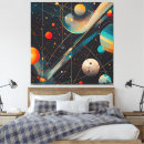 Suche nach mond und sterne leinwandbilder Planeten