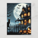 Suche nach beängstigende katze poster postkarten Halloween