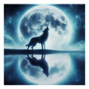 Suche nach wolf und mond poster Wasser