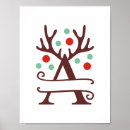 Suche nach monogramm a poster Personalisiert