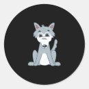 Suche nach niedlicher wolf aufkleber Grauwolf