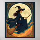 Suche nach hexe auf broomstick poster Halloween