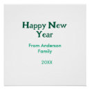 Suche nach neues jahr poster Kalligrafie typografie elegant