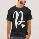 Suche nach p monogramm tshirts Herz