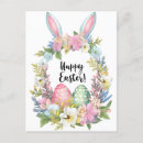 Suche nach osterhase mit eiern postkarten Blume