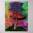 Suche nach magische pilze poster Hippie