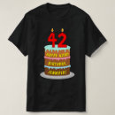 Suche nach 42 geburtstag tshirts 42 jahre alt
