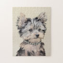 Suche nach yorkshire terrier puzzle Schwarz