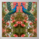 Suche nach vogelfedern poster Blau