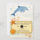 Suche nach seestern einladungen Delfin