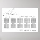 Suche nach hochzeitstabelle poster Modern