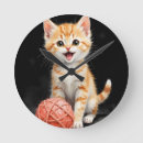 Suche nach garn wanduhren Katze