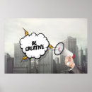 Suche nach seien sie kreativ poster Inspiration