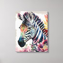 Suche nach zebra leinwandbilder Aquarell