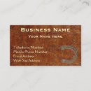 Suche nach hufeisen visitenkarten Rustikal