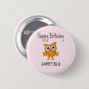 Suche nach glückliche eule buttons Süß
