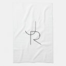 Suche nach ihr logo hier geschirr tücher Schwarz weiß