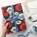 Suche nach mohnblumen geschenkpapier Rot